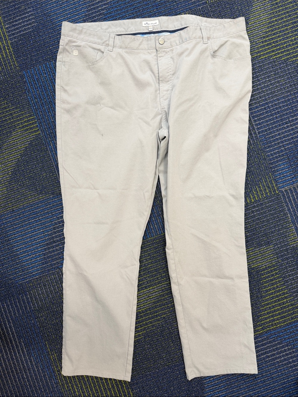 Peter Millar Light Gray Casual Chinos